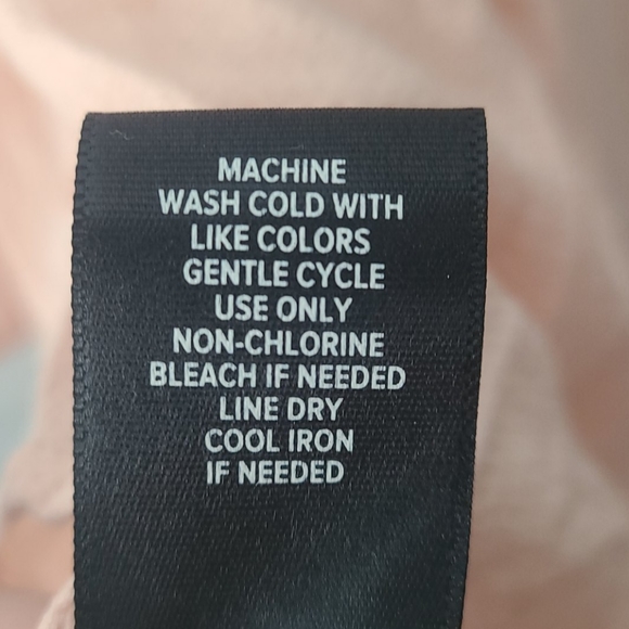 Light Pink Off-shoulder Baby Doll Blouse Perfect for Easter ! - Picture 4 of 4